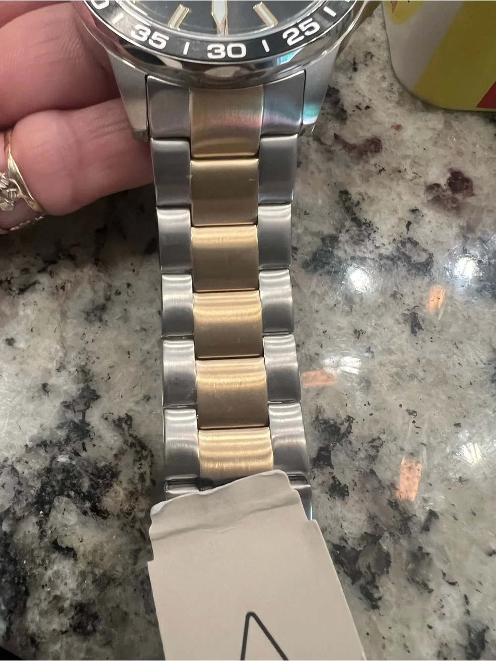 Fossil Men’s Two-Tone Stainless Bracelet Quartz 44mm Date 5ATM w/ Box